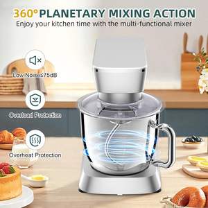 Wholesale High-Power 2200W 10L Capacity Household Stand <b>Mixer</b> Planetary <b>Food</b> Dough Kitchen Appliance Mixing Bowl for Cake Bread - Product Image 4
