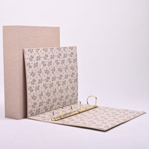 Ôn Châu nhà máy biểu tượng tùy chỉnh Linen A4 danh mục đầu tư 1-2-3 inch chất kết dính 3 nhẫn màu Clip kế hoạch Album phim chất kết dính thư mục nộp hồ sơ - Product Image 1