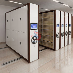 Almacenamiento Compacto con Manivela Manual para Empresas e Instituciones, Revestimiento Electrostático, Almacenamiento de Acero Resistente para Documentos y Archivos - Product Image 1