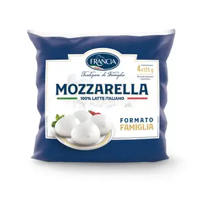 Made in Italy Dairy Products Mozzarella Cheese Dairy Products Multipack 4x125 Gr Italian Fresh Cheese for Sale