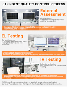 Precio de Instalación de Paneles Solares en China, Paneles Solares Bifaciales de Doble Vidrio Tipo N de 400w 450w 480w 500w para Viviendas - Product Image 3
