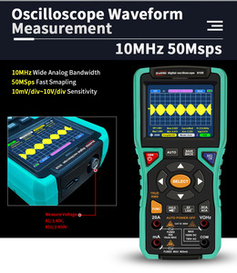 WinAPEX Osiloskop Multimetre 1 Kanallı <span class=keywords><strong>LCD</strong></span> 9999 Ölçülebilir Dalga Formları için 12 Parametre Sayar Dijital Multimetre Osiloskop - Product Image 3