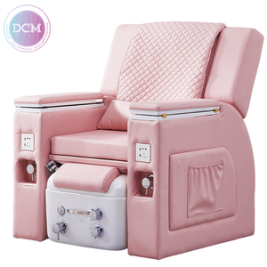 Canapé pédicure électrique bon marché pliable, chaises spa pédicure inclinables usagées rose à vendre Malaisie - Product Image 4