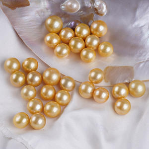 Venta Directa de Fábrica, Cuentas Edison de 13-16 mm, Perlas Doradas Sueltas para Hacer Joyas, Accesorios para Collares y Pendientes - Product Image 2