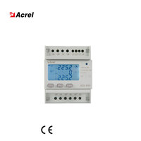 Medidor de Electricidad Inteligente Trifásico Acrel ADL400 3x230/400V RS485 Modbus, Medidor de Energía Multifunción con Registro de Datos, Clase IP30 0.5
