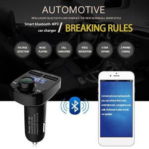 Reproductor de Mp3 con carga Usb para <span class=keywords><strong>coche</strong></span>, pantalla Digital, transmisor Fm para <span class=keywords><strong>coche</strong></span>, voltaje, manos libres, Kit de <span class=keywords><strong>coche</strong></span>, receptor de Audio Usb, superventas - Product Image 6
