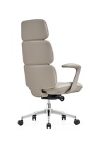Chaise de bureau exécutive en cuir confortable, réglable en hauteur, pivotante, avec accoudoirs, design moderne pour une utilisation prolongée