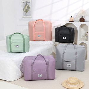 Travel Bag Large Capacity Pink Soft Handle Trip <b>Storage</b> Luggage Unisex - Product Image 3