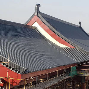 Hojas de techo de aluminio a prueba de herrumbre Tejas de metal de templo japonés Materiales de construcción para <span class=keywords><strong>cubierta</strong></span> de techo - Product Image 5