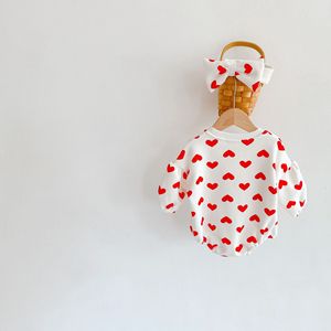 Keli collezione 2025 primavera <span class=keywords><strong>tuta</strong></span> da bambina da neonato a manica lunga 100% cotone felpato fascia per capelli - Product Image 2