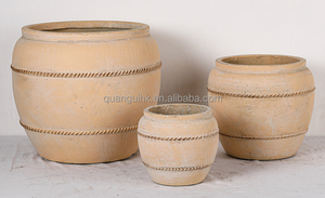 Customized Vintage Europe Minimalist Indoor/Outdoor Eco-Friendly Lightweight Flower Pots Drainage Holes Vintage Pot - Product Image 5