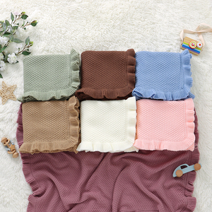<span class=keywords><strong>Couverture</strong></span> fantaisie à volants Mimixiong OEKO-TEX, <span class=keywords><strong>couverture</strong></span> vintage unie, <span class=keywords><strong>couverture</strong></span> pour nouveau-né, cadeau de <span class=keywords><strong>naissance</strong></span>, <span class=keywords><strong>couverture</strong></span> en tricot pour bébé, <span class=keywords><strong>couverture</strong></span> souvenir - Product Image 1