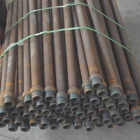 Tige de forage minier en acier allié 42CrMo, lisse, sans soudure, à filetage conique, tailles mâle-femelle 50mm 89mm pour utilisation en mine