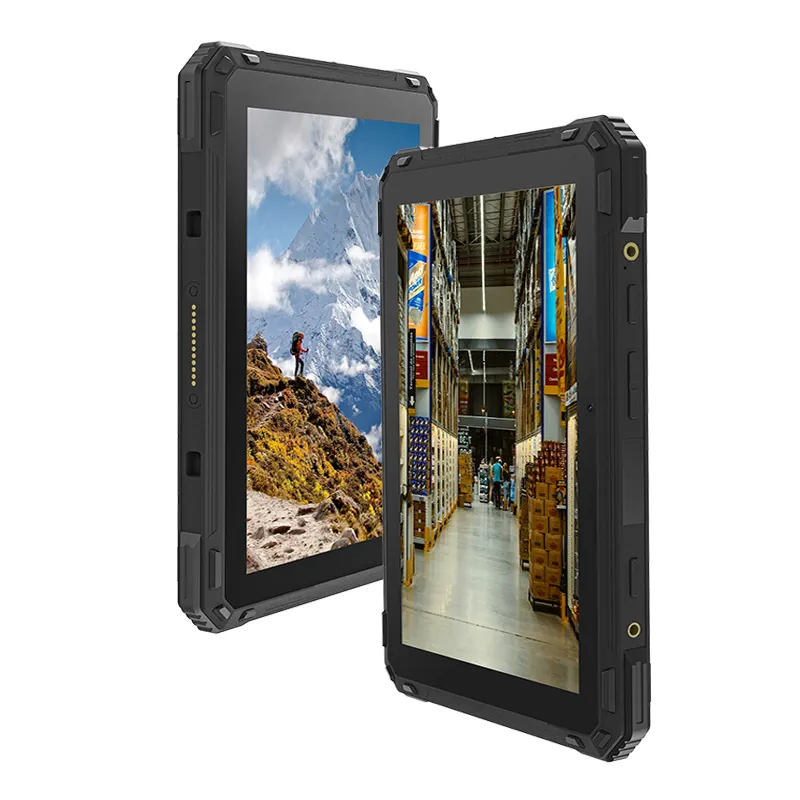 Rugged tablet IP68 Waterproof 8 inch Industrial rugged android tablet with 750 nits screen 4 GB RAM 64 GB ROM