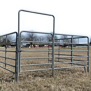 Panneaux de corral de bétail utilisés par stylo rond de 12ft 16ft à vendre