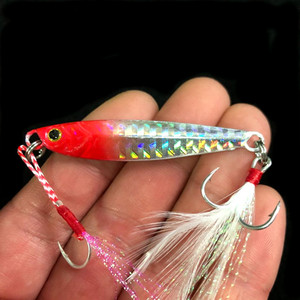 Attrezzatura da <span class=keywords><strong>Pesca</strong></span> All'Ingrosso, Esche Metalliche Stampate per Slow Pitch Jigging in Acqua Salata, 5g 7g 10g 15g, Micro Jig per Fiume/Lago/Corsia - Product Image 4