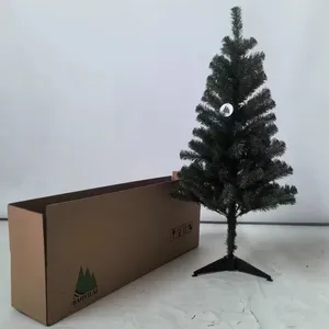 BAOYILAI Vente en gros Arbre de Noël en PVC Mini arbre de porche de Noël extérieur bon marché