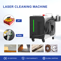 Machine de décapage de rouille au laser pulsé JPT Source 200W, système de nettoyage à fibre optique refroidi par air, portable, sans contact, pour surfaces métalliques