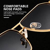 Lunettes de soleil polarisées pour hommes, lunettes de vision nocturne, adaptées aux hommes et aux femmes, monture carrée rétro en alliage, verres solaires pour hommes UV400