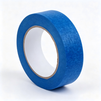 Nastro Adesivo Monofacciale Blu per Pittura d'Interni, Decorazione e Ristrutturazione - Rimozione Pulita delle Linee di Vernice