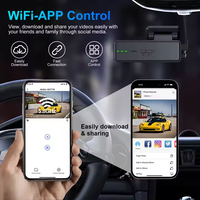 Relee Hidden 4k 2k Dvr Wifi Remote Car Black Box Auto Recording Camera Mobil Wifi Gps Dual Dash Cam Depan Belakang 1080p 1080p Dashcam
