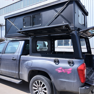 Slide-In <strong>Truck</strong> Bed Pickup Canopy Rooftop <strong>Tent</strong> Aluminum <strong>Camper</strong> with RTT for Overland Travel Family Camping Tacoma, F150, Ranger - Product Image 3