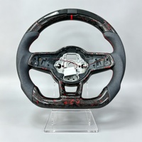 Volant de direction en fibre de carbone forgé de haute qualité pour Volkswagen VW MK7 Golf 7 MK6 Golf 6 GTI MK8.5 MK8