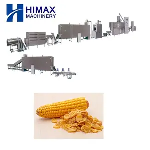 Extrudeuse à double vis Machine à fabriquer des collations soufflées au maïs Corn Flakes Ligne de traitement Machine à fabriquer des céréales Corn Flakes