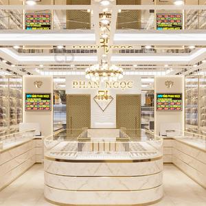 Tùy chỉnh đồ trang sức truy cập tủ trưng bày sử dụng kính hiển thị trường hợp kiosk đồ trang sức Showcase - Product Image 1