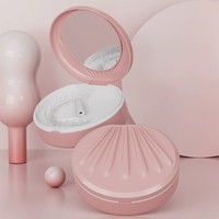 Boîte de rangement pour appareils dentaires avec miroir, étui pour aligneurs et supports de rétention, conteneur de rangement pour protège-dents