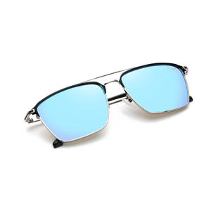 Lunettes de soleil carrées Gray Jack 1286 UV400 polarisées anti-reflets unisexes style rétro avec verres TAC - Product Image 3