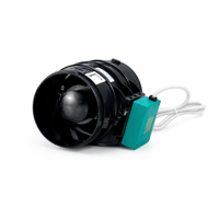 Ventilateur de gaine en ligne 150 mm 240 V en ABS pour salle de bain, cuisine, salle de culture, système de ventilation de plafond CVC