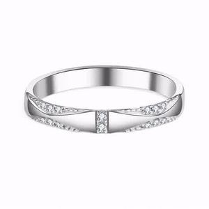 Anillos DE BODA vintage de plata esterlina para mujer Anillo de joyería de boda de oro blanco duradero - Product Image 2