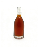 Penjualan Langsung Pabrik Botol Kaca Bening Kosong Kapasitas Dapat Disesuaikan dengan Pilihan Ukiran dan Lapisan Embun Beku untuk Minuman Keras Anggur Vodka Tequila