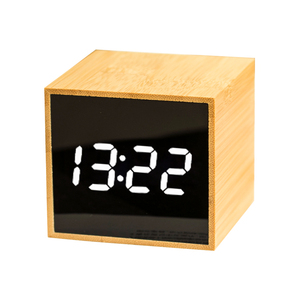 Reloj inteligente de madera con cubo Led, multifuncional, luminoso, electrónico, despertador, Digital, mesa, venta al por mayor de fábrica - Product Image 1