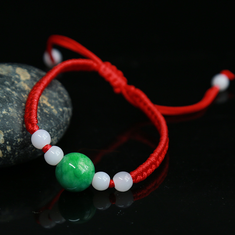 11.Perles rondes YILI Jade froid