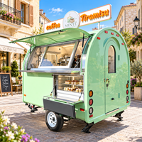 Remorque compacte pour la vente de snacks Etodevice de 8 pieds - Chariot alimentaire mobile |   Usine Etodevice