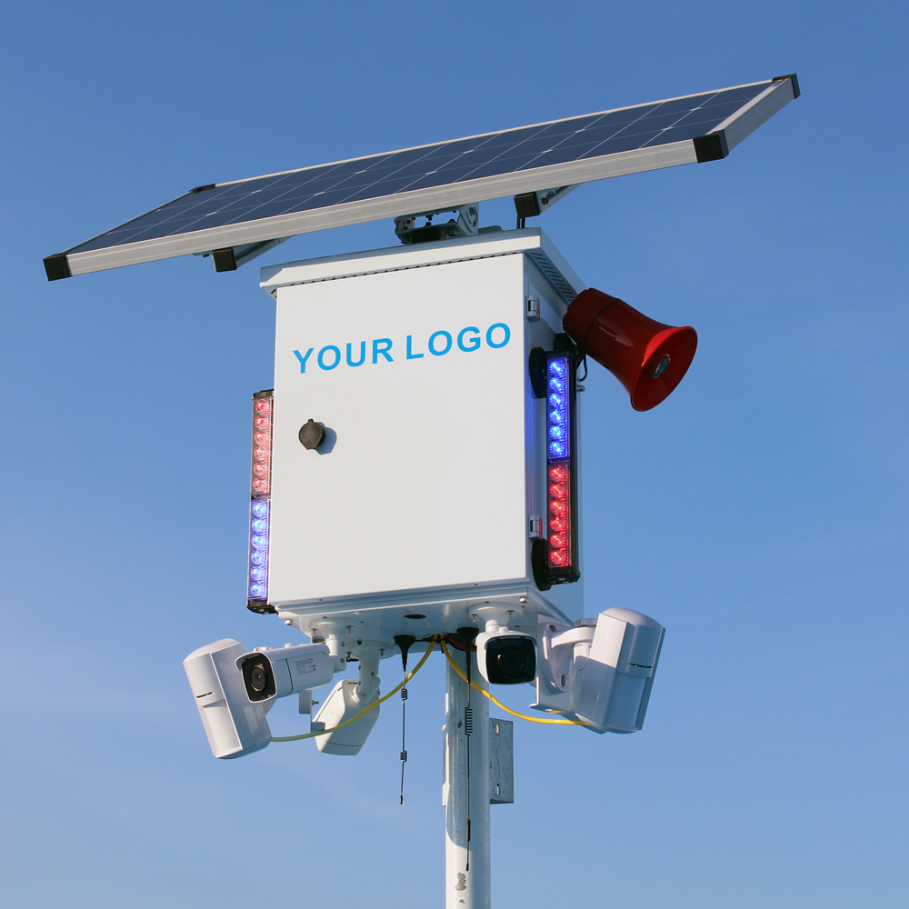 SZGOING Best 4G 8MP CCTV Solar Security Camera System Outdoor Wireless Solar Panel Power For Construction Site