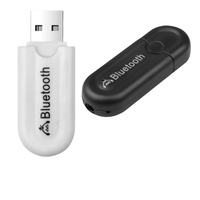 Récepteur Bluetooth sans fil USB, adaptateur audio USB sans fil AUX 3,5 mm pour casque, haut-parleur, kit voiture, récepteur de musique stéréo HJX-001