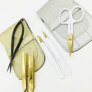 Juego de pinzas para cejas al por mayor, pinzas de acero inoxidable para cejas, pinzas personalizadas con logotipo, oferta de visón sostenible - Product Image 3