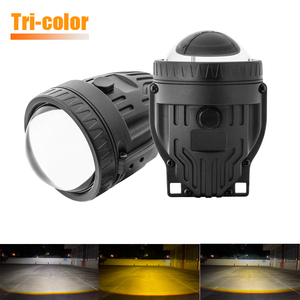 Feux antibrouillard Bi-LED tricolores de <span class=keywords><strong>3</strong></span> pouces, faisceau haut et bas, pour Renault <span class=keywords><strong>Clio</strong></span> Megane Nissan Navara Toyota Premio Hilux - Product Image 1