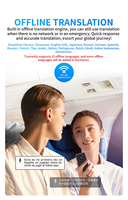 Traductor Inteligente Económico con IA, Pantalla TFT, Compatible con Wi-Fi, 147 Idiomas, Traducción de Voz Instantánea en Tiempo Real, Novedad 2026