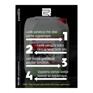 Polisseur de pneus Royalchem Eco 25 kg, produit professionnel d'entretien automobile pour roues et pneus - Product Image 5