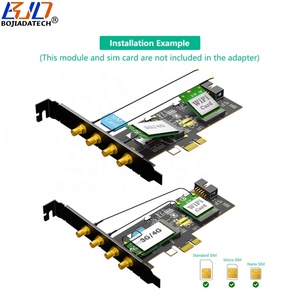 2026ใหม่ PCI-E 1X PCIe X1กับ NGFF M.2 B-Key & Key A + E อะแดปเตอร์ไร้สายผู้ถือซิมการ์ดสำหรับโมเด็ม4G LTE 3G และโมดูล WiFi BT - Product Image 4