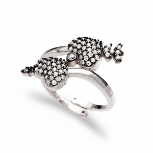 New Fashion Design <b>Adjustable</b> <b>Ring</b> Turkish Handcrafted Wholesale 925 <b>Sterling</b> <b>Silver</b> Jewelry for Woman - Product Image 2