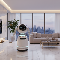 Robot d'accueil IA UBTECH Cruzr de haute qualité, recharge automatique, écran 12 pouces, reconnaissance faciale à 98 % pour centres commerciaux et bureaux