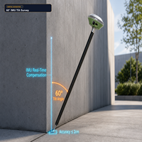 Penerima GNSS RTK Kamera Ganda Laser FOIF A98L 1408 Kanal Survei Visual AR Stakeout IMU 60 °   Peralatan Survei Tanah Tilt Land