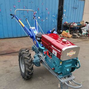 Walk Behind Tractor Agriculture <b>Machine</b> 24HP Mini Garden Farm Diesel Two Wheel <b>Walking</b> Tractor - Product Image 1