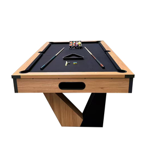 Mesa de <span class=keywords><strong>Billar</strong></span> de Madera HDF de Alta Densidad y Diseño Especial de <span class=keywords><strong>7</strong></span> <span class=keywords><strong>Pies</strong></span> con Sistema de Retorno Automático de Bolas - Product Image 2