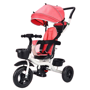 Hot Selling Girls Boys Folding Baby Trike 4 in 1 Kleinkind Dreirad für, <span class=keywords><strong>3</strong></span> Jahre alt - Product Image 2